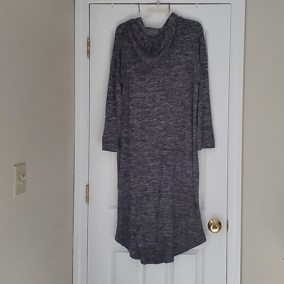 Jockey Lightweight Long Sleeve Hoodie Lounge Dress Gown with Kangaroo Pocket - Picture 6 of 6